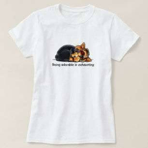 Yorkie ist ein attraktiver Off-Leash Art™ T - Shir T-Shirt