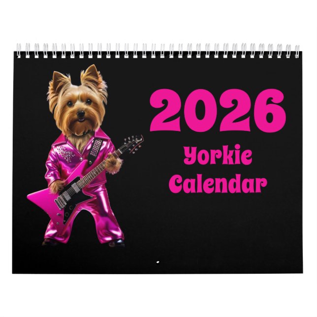 Yorkie-Kalender Kalender (Titelbild)