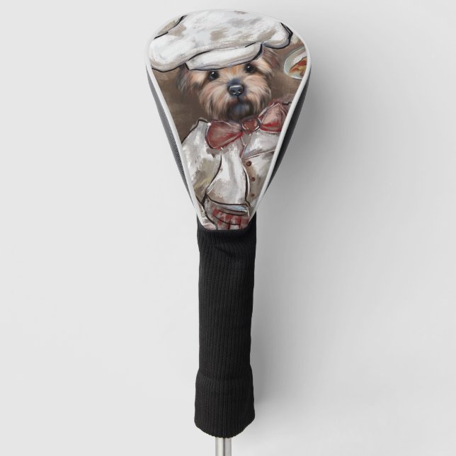 Yorkie Koch Golf Headcover (Vorderseite)