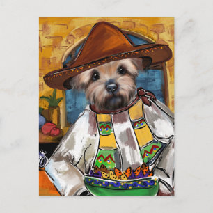 Yorkie Koch Postkarte