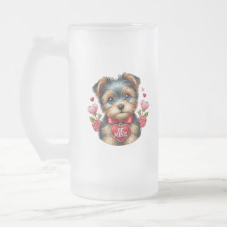 Yorkie Liebe Beer Tasse Adorable Valentinstag Gesc