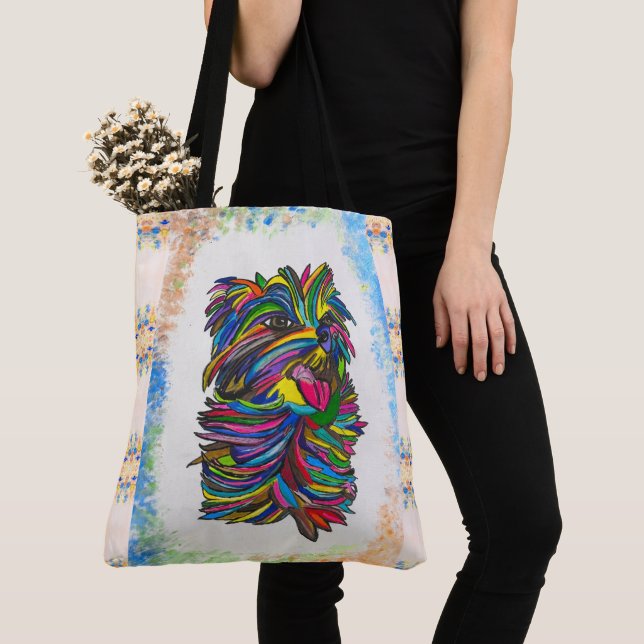 Yorkie Liebe BG Tote Bag (Von Nahem)