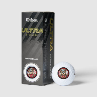 Yorkie Liebe Golf Balls - Set von 3 Valentiner Ges Golfball