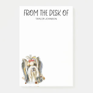 Yorkie Lover Post-it Klebezettel