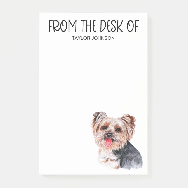 Yorkie Lover Post-it Notes Klebezettel (Vorderseite)