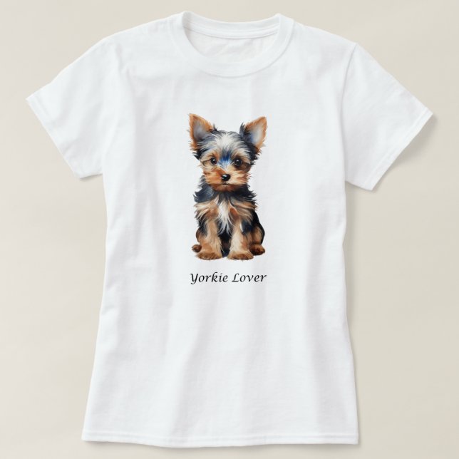 Yorkie Lover Shirt - Niedliches Yorkie Shirt (Design vorne)