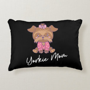 Yorkie Mama 2 Dekokissen