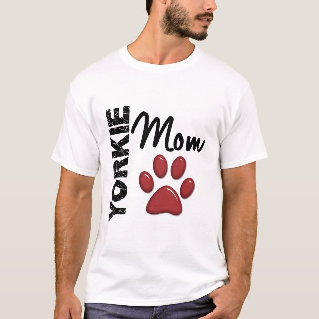 Yorkie Mama 2 T-Shirt (Vorderseite)