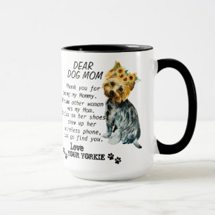Yorkie Mama Best Quote Tasse