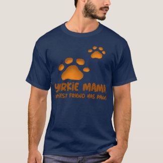 Yorkie Mama, mein bester Freund, hat Pfoten Vintag T-Shirt