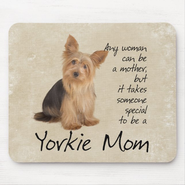 Yorkie Mama Mousepad (Vorne)