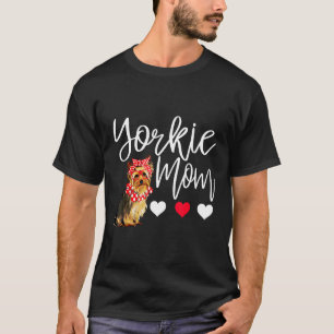 Yorkie Mama Niedlich Yorkshire Terrier Dog Owner L T-Shirt