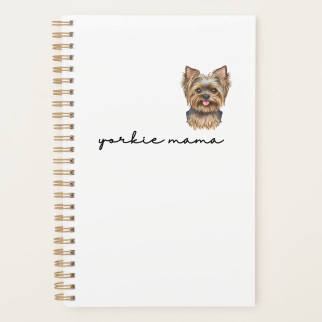 Yorkie Mama Planner Planer (Vorderseite)