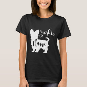 Yorkie Mama Profil Yorkshire Terrier Hundemutter G T-Shirt