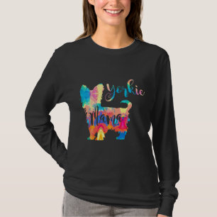 Yorkie Mama Profil Yorkshire Terrier Hundemutter G T-Shirt