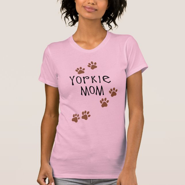 Yorkie Mama T-Shirt (Vorderseite)