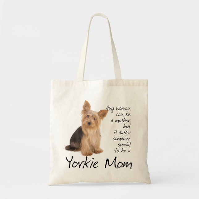 Yorkie Mama-Taschen-Tasche Tragetasche (Vorne)