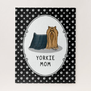 Yorkie Mama (Yorkshire Terrier Mama) Niedlich Puzzle