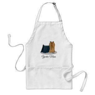 Yorkie Mama (Yorkshire Terrier Mama) Niedliche Hun Schürze