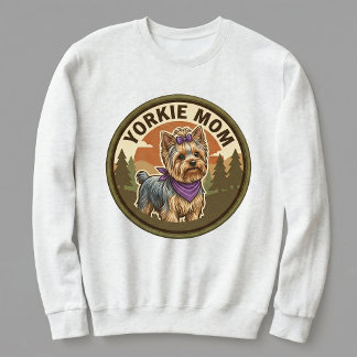 Yorkie-Mutter-Crewneck Yorkshire Terrier Hundemutt Sweatshirt