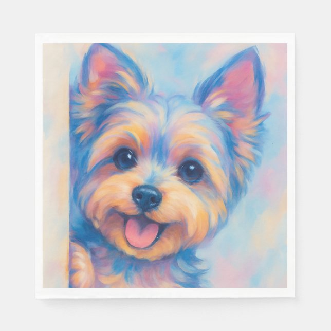 Yorkie Napkins Serviette (Vorderseite)
