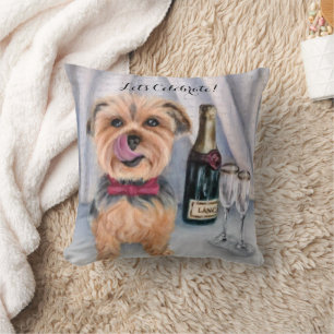 Yorkie Pillow Kissen