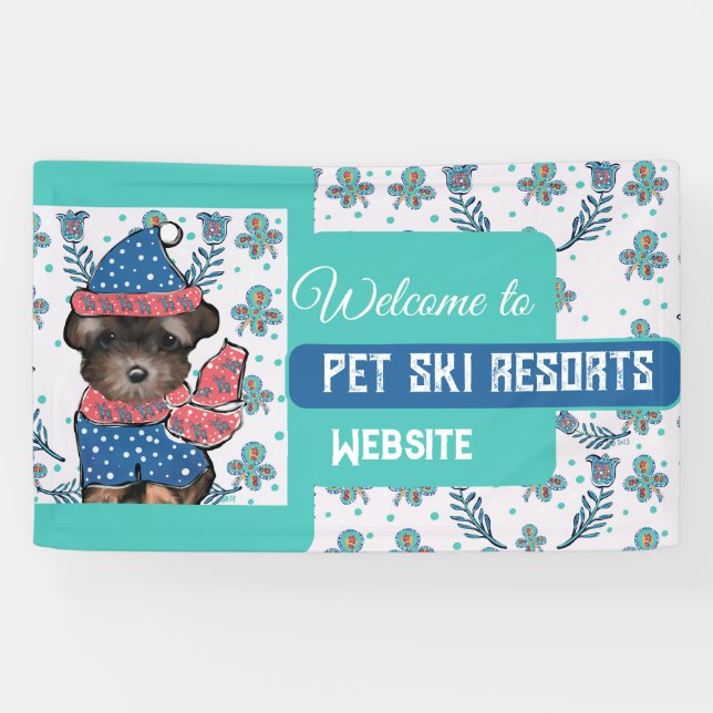 Yorkie Poo Banner (Horizontal)