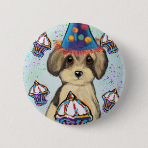 Yorkie Poo Button