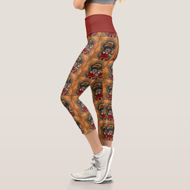 Yorkie Poo Capri Leggings (Links)
