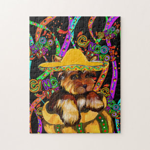 YORKIE POO - CINCO DE MAYO PUZZLE