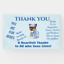 YORKIE POO DOCTOR BANNER