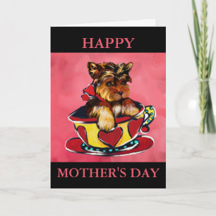 Yorkie Poo Feiertagskarte