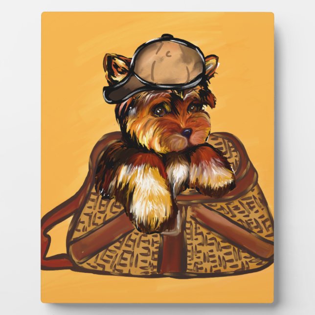 YORKIE POO FOTOPLATTE (Vorderseite)