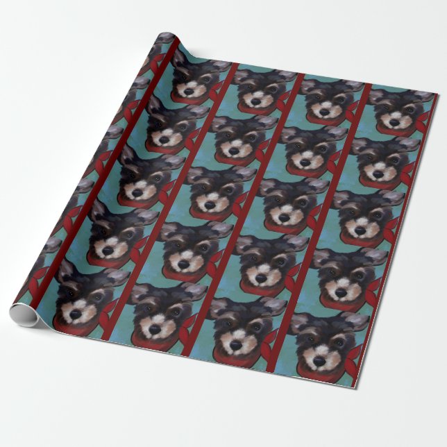 Yorkie Poo Geschenkpapier (Ungerollt)