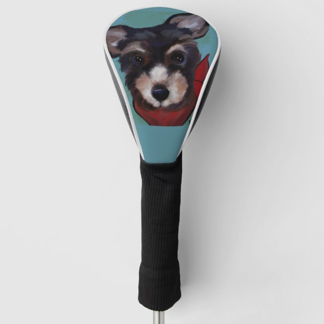 Yorkie Poo Golf Headcover (Vorderseite)