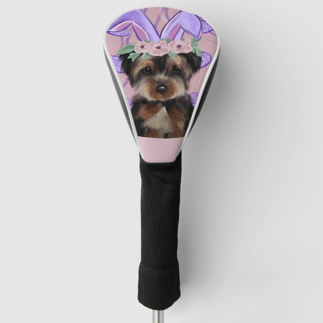 Yorkie Poo Golf Headcover (Vorderseite)
