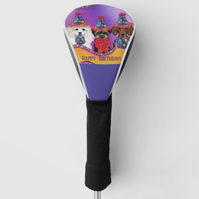 Yorkie Poo Golf Headcover (Vorderseite)