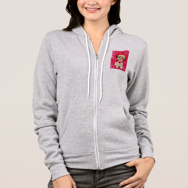 YORKIE POO HOODIE (Vorderseite)