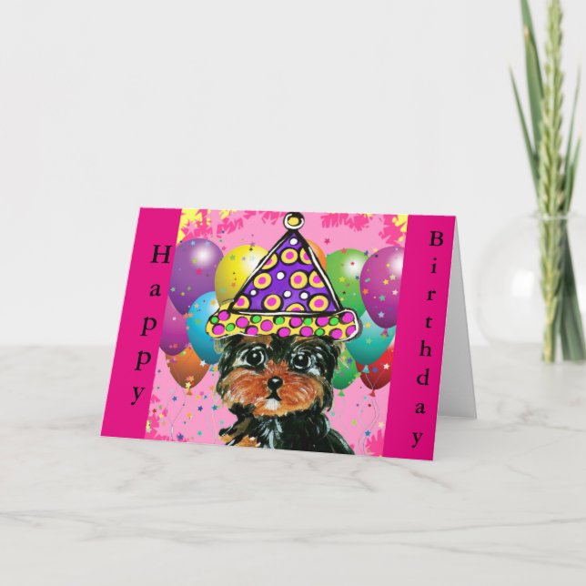 Yorkie Poo Karte (Vorderseite)