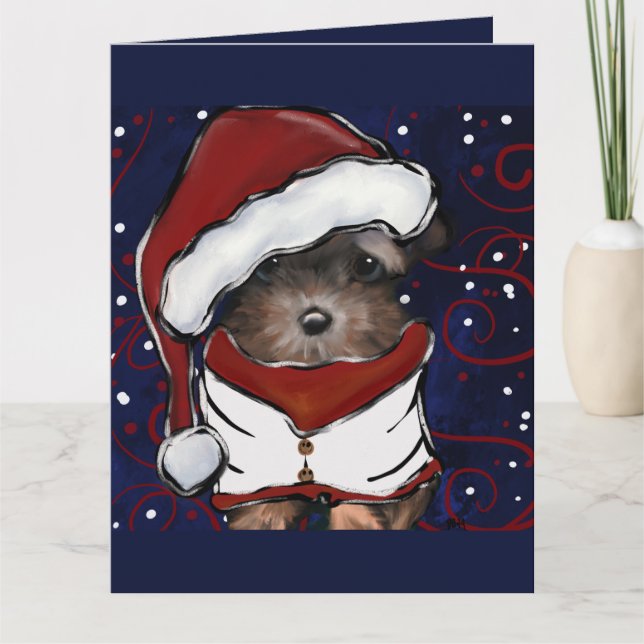 Yorkie Poo Karte (Vorderseite)