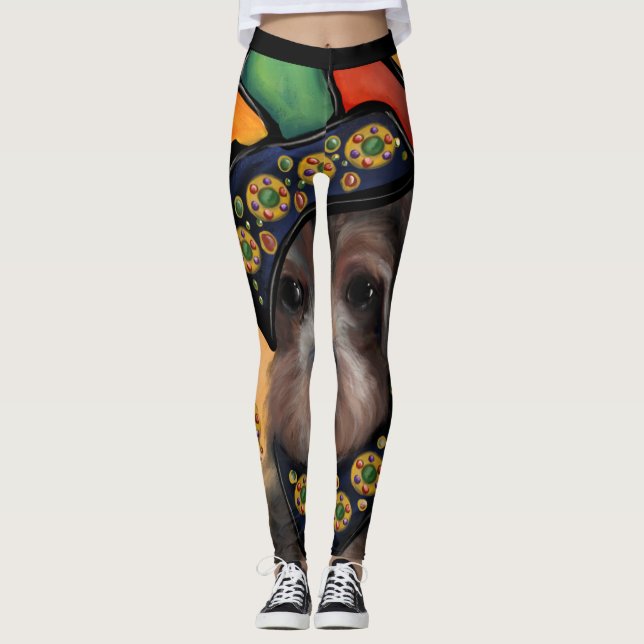 YORKIE POO LEGGINGS (Vorderseite)