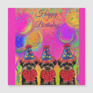 Yorkie Poo Magnetkarte