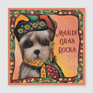 Yorkie Poo Magnetkarte