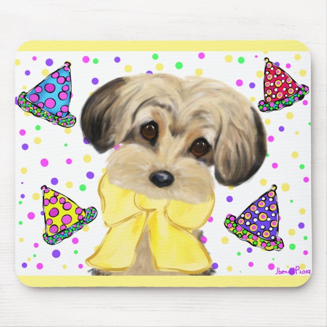 Yorkie Poo Mousepad (Vorne)