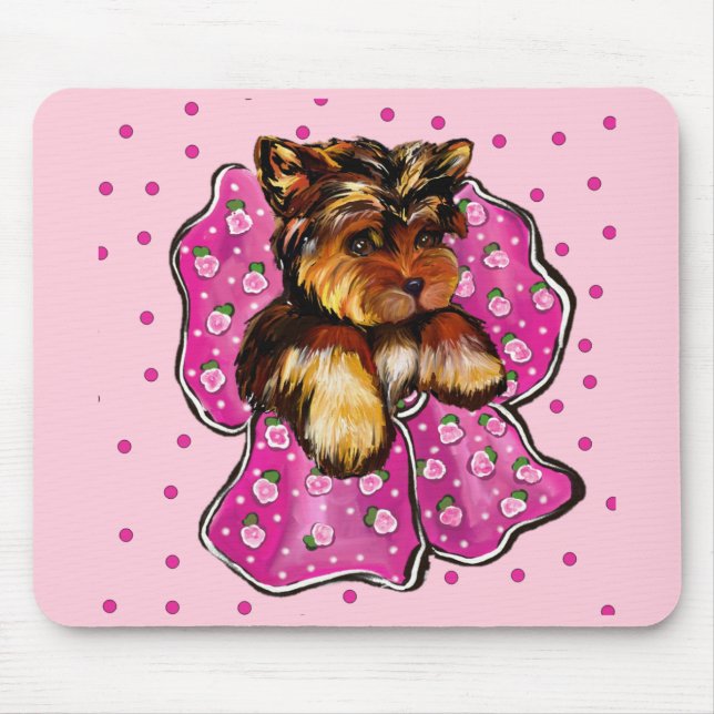 Yorkie Poo Mousepad (Vorne)
