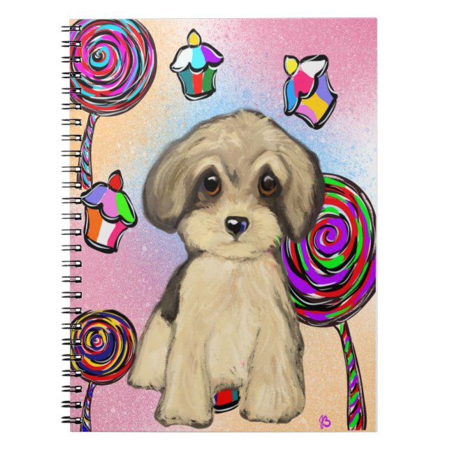 Yorkie Poo Notizblock (Vorderseite)