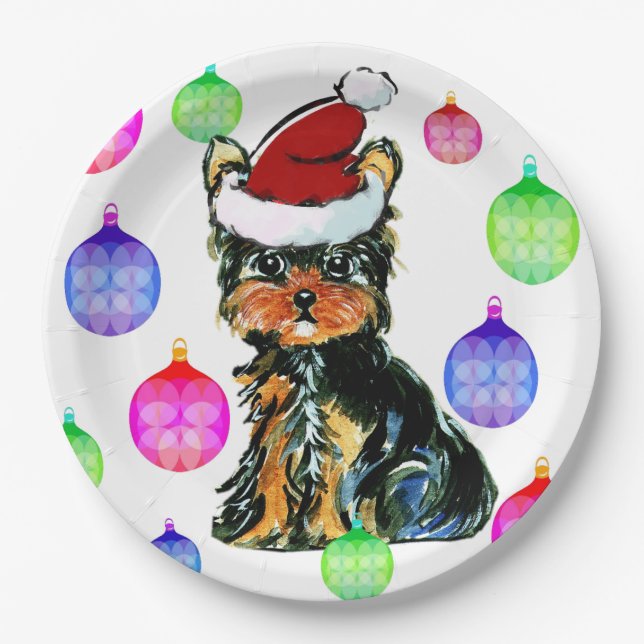 YORKIE POO PAPPTELLER (Vorderseite)