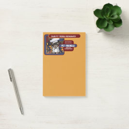 Yorkie Poo Post-it Klebezettel