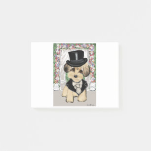 YORKIE POO POST-IT KLEBEZETTEL