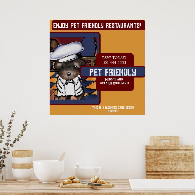 Yorkie Poo Poster (Küche)